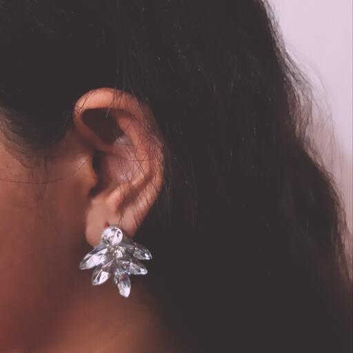 اکسسوری کریستال، زیورآلات سنگی، گوشواره کریستال، ست زیورآلات گوشواره سنگی